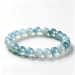 Blue Chalcedony Bracelet | Natural Handmade Calming Gemstone Jewelry | Koreli